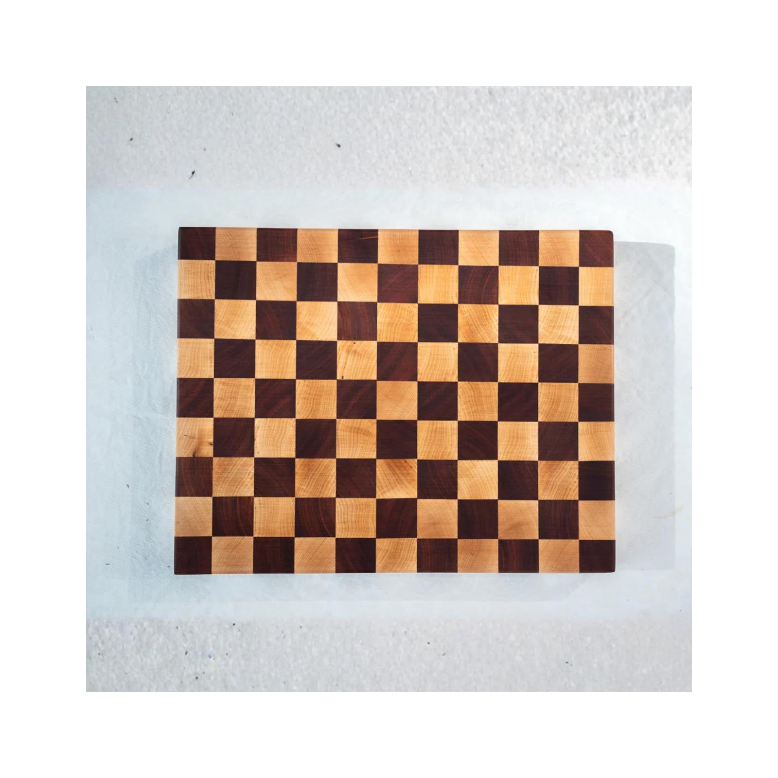Checkered End Grain Board Abed Tahan